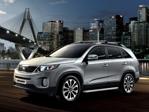střešní příčníky pro dva modely Kia Sorento (XM) nebo Kia cee'd SW (ED)