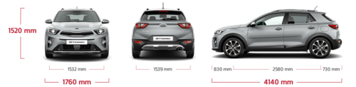Kia Stonic SE rozměry