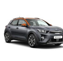 Kia Stonic SE Šedá Platinum Graphite-Oranžová Tan Orange