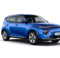 Kia Soul EV Modrá Neptune