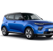 Kia Soul EV Modrá Neptune + Černá Cherry