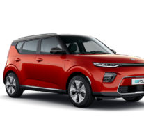 Kia Soul EV Oranžová Mars + Černá Cherry