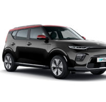 Kia Soul EV Černá Cherry + Červená Inferno