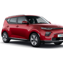 Kia Soul EV Červená Inferno