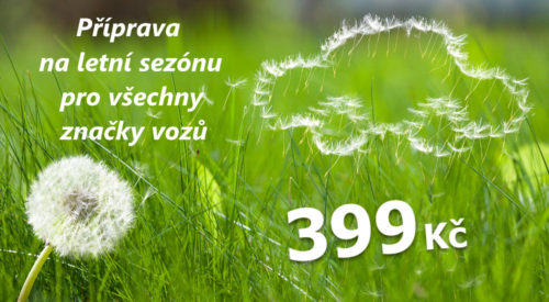 Příprava vozu na letní sezónu.